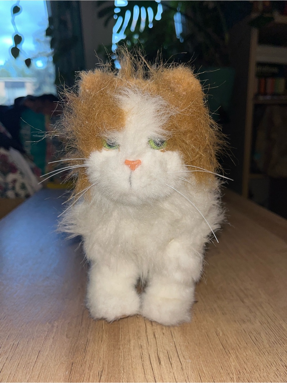 Furreal Friends 8" Lulu Walking Kitty Cat Orange White Interactive Plush Tested
